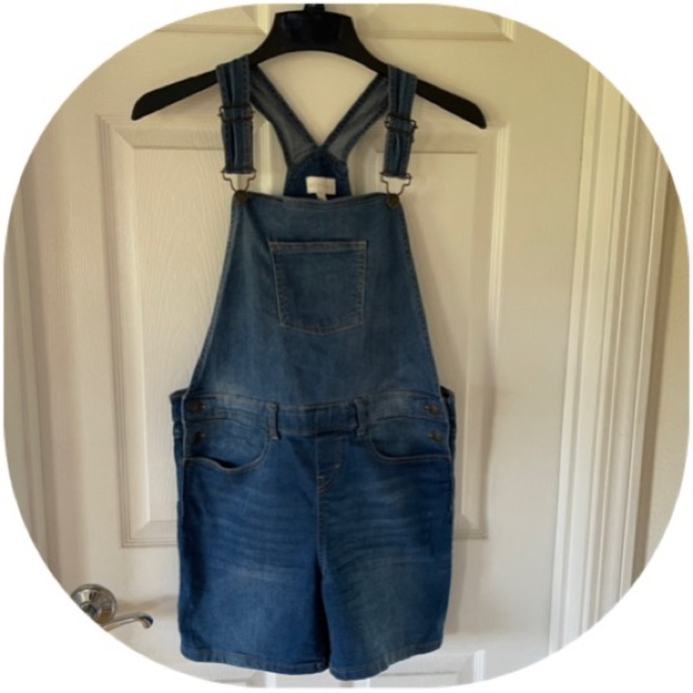 BCBGirls Denim Short Overalls Teen Size 12